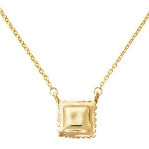 Ravioli Necklace Gold Plated/925